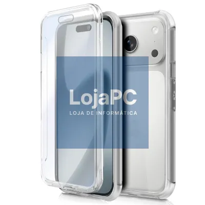 COOL 3D Silicone Case for iPhone 17 Pro (Transparent Front + Back)