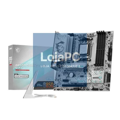 MSI Placa-mãe B850M GAMING PLUS WIFI DDR5 AM5