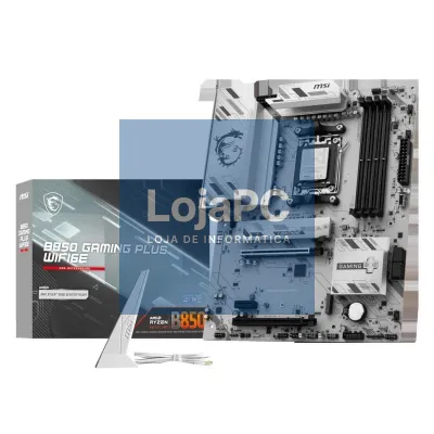 MSI Placa-mãe B850 GAMING PLUS WIFI6E DDR5 ATX AM