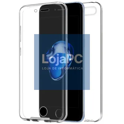 COOL 3D Silicone Case for iPhone 7 Plus / iPhone 8 Plus (Transparent Front + Back)