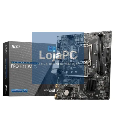 MSI Placa-mãe PRO H610M-G DDR5 mATX 1700