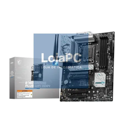 MSI Placa-mãe B760 GAMING PLUS WIFI DDR4 1700