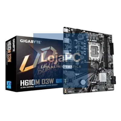Gigabyte Placa-mãe H610M D3W DDR5 mATX 1700