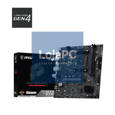 MSI Placa-mãe PRO B550M-B mATX AM4