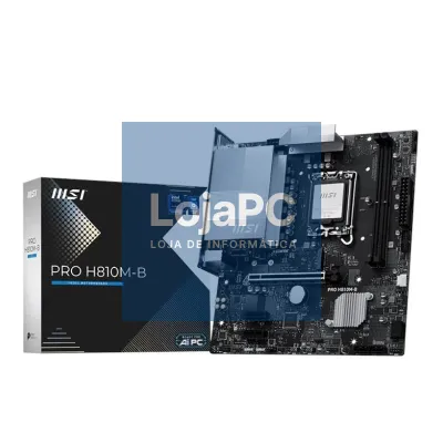 MSI Placa-mãe PRO H810M-B DDR5 mATX LGA1851
