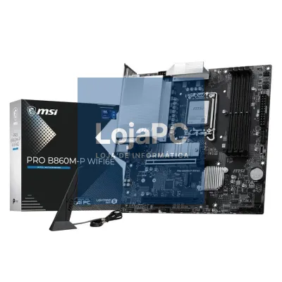 MSI Placa-mãe PRO B860M-P WIFI6E mATX D5 1851