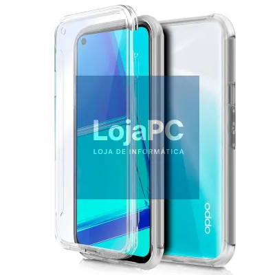 COOL 3D Silicone Case for Oppo A52 / A72 / A92 (Transparent Front + Back)