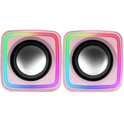 MARS GAMING Colunas MSCUBE Premium 8W Pink