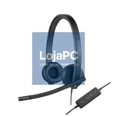 Logitech Auscultador STEREO H570e USB