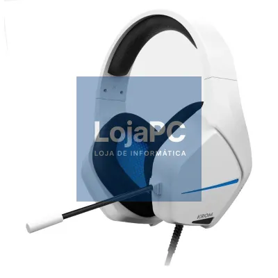 KROM KOPA MOVE AUSCULTADOR GAMNG ESTEREO BRANCO AZUL