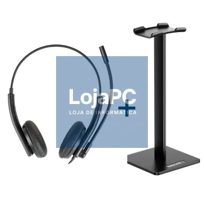 iggual Kit auscultadores ENC3030 + suporte SA22