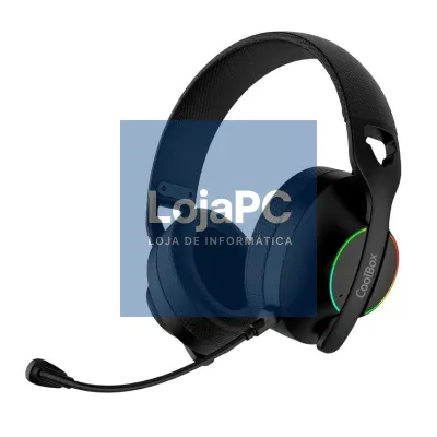 Coolbox Gaming Auscultadores Diadema Mic WB01 RF+BT
