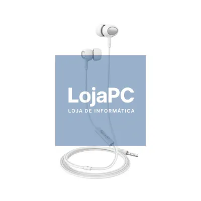 Celly Auscultadores com microfone Jack 3.5 ST Branco