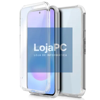 COOL 3D Silicone Case for Samsung A576 Galaxy A57 5G (Transparent Front + Back)