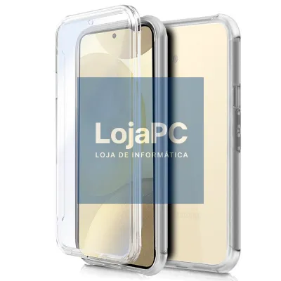 COOL 3D Silicone Case for Samsung S926 Galaxy S24 Plus / S25 Plus (Transparent Front + Back)