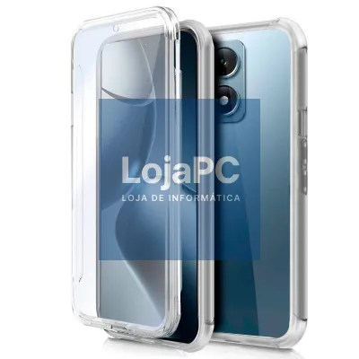 COOL 3D Silicone Case for Xiaomi 14T (Transparent Front + Back)