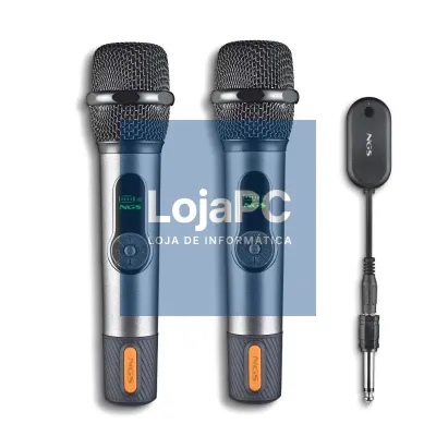 NGS Microfones sem Fios Vocales Pack 2