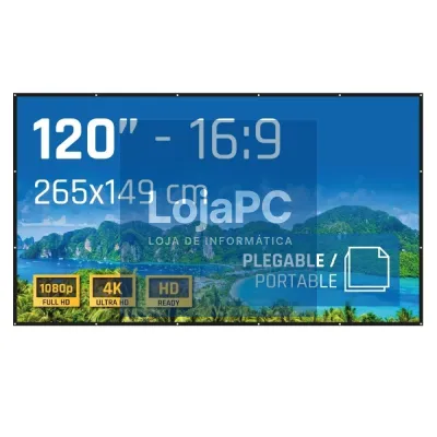 iggual Ecrã dobrável ECO-COST 120" 16:9