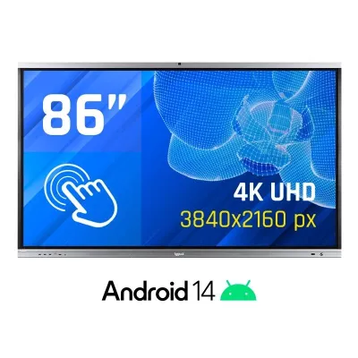 iggual Ecrã interactiva 4K ORCHID 86" Webcam