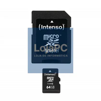 Intenso 3413490 Micro SD classe 10 64GB c/adapt
