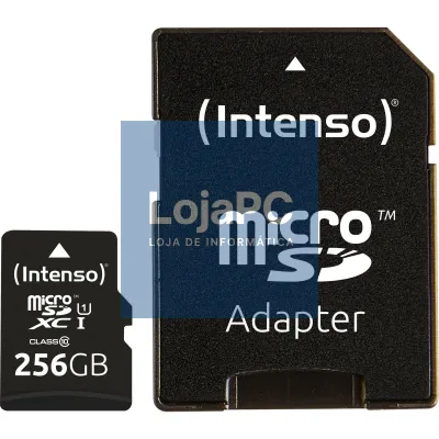 Intenso 3423492 Micro SD UHS-I Premium 256G c/adap