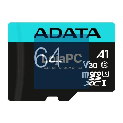 ADATA microSDXC/SDHC UHS-I U3 64GB c/adapt