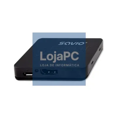 SPLITTER 1X2 HDMI 4K 3D SAVIO CL-93 NEGRO