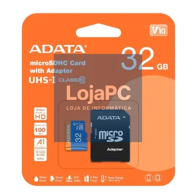 ADATA MicroSDHC 32GB UHS-I CLASS10 c/adapt
