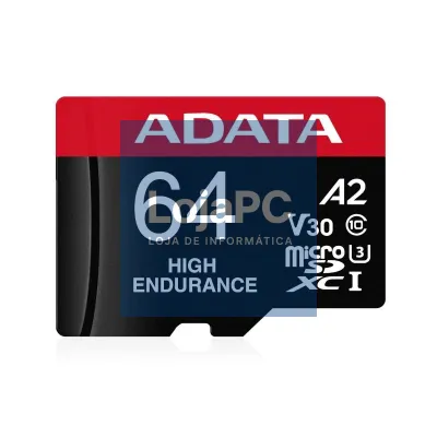 ADATA High Endurance microSDXC UHS-I 64GB V30 A2