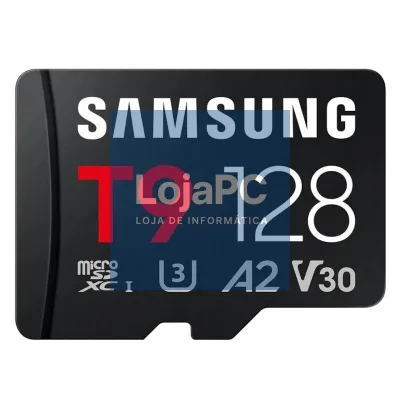 Samsung Micro SDXC T9 128GB classe10 U3 V30 A2 c/a