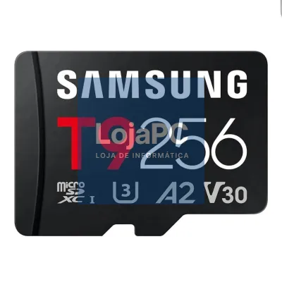 Samsung Micro SDXC T9 256GB classe10 U3 V30 A2 c/a