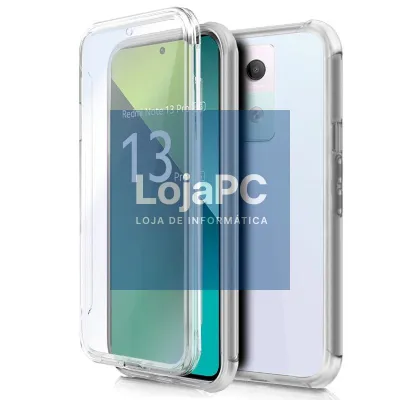 COOL 3D Silicone Case for Xiaomi Redmi Note 13 Pro 5G / Poco X6 5G (Transparent Front + Back)