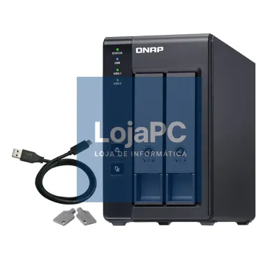 QNAP TR-002 Raid Expansion 2XHDD-Bay 1xUSB-C 3.2