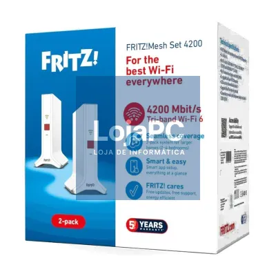 Fritz!Repeater Mesh Set 4200 2-pk WiFi6