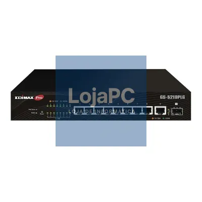Edimax GS-5210PLG Switch 10xGbE LR PoE+ (1xSFP)
