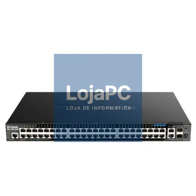 D-Link DGS-1520-52MP/E Switch 44xGbE PoE 2x10 SFP+