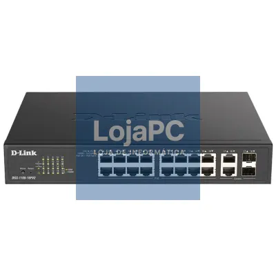D-Link DGS-1100-18PV2 Switch 16xGb 2xSFP PoE+