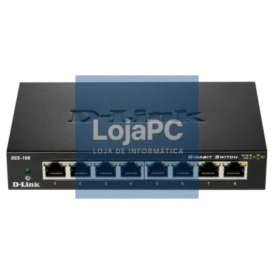 D-Link DGS-108 Switch 8xGB Metal