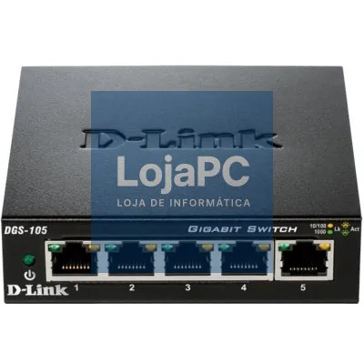 D-Link DGS-105 Switch 5xGB Metal