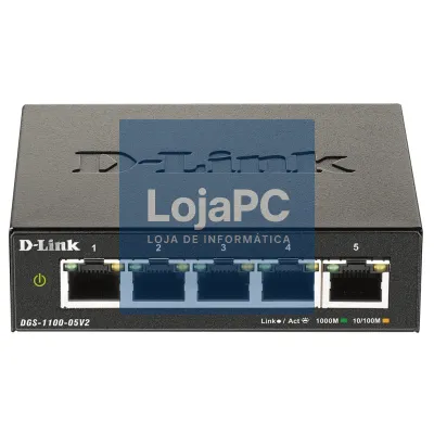 D-Link DGS-1100-05V2 Switch 5xGigabit EasySmart