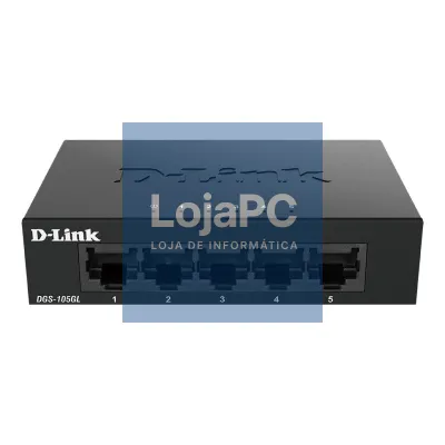 D-Link DGS-105GL Switch 5xGB Metal Plug&Play
