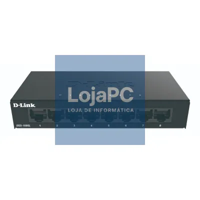 D-Link DGS-108GL Switch 8xGB Metal Plug&Play