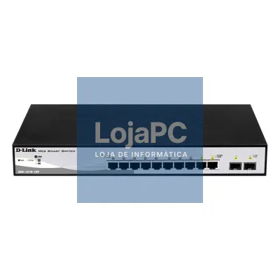 D-Link DGS-1210-10P/E Switch 8xGB PoE 2xSFP