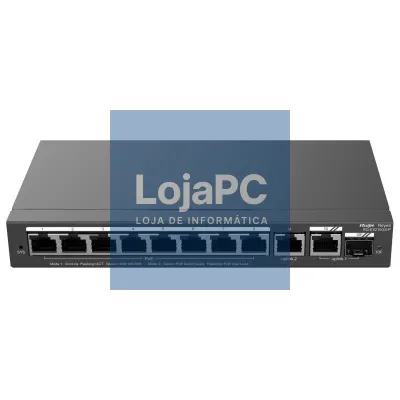 Reyee RG-ES210GS-P Switch 8xG 2xUpL 1xSFP C PoE 12