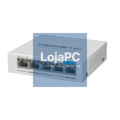 Keenetic PoE Switch 5 Gigabit 5 portas