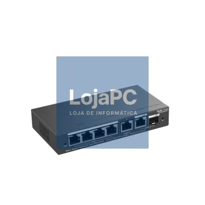 Reyee ES206GS-P Switch 4xPoE 2xGbE 1xSFP(C) 54W