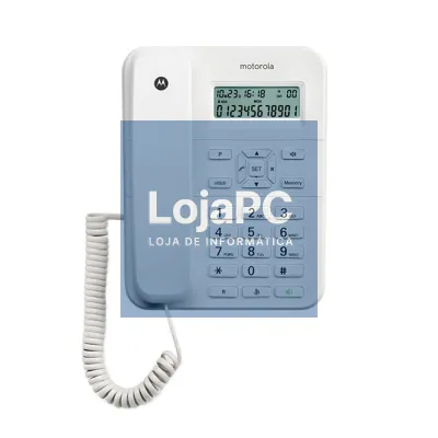 MOTOROLA CT202 Telefone ML ID LCD Branco