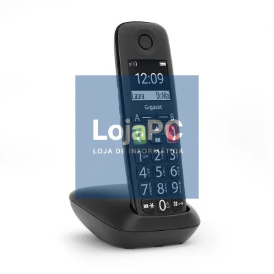 Gigaset E290 sem fios DECT Duo Preto
