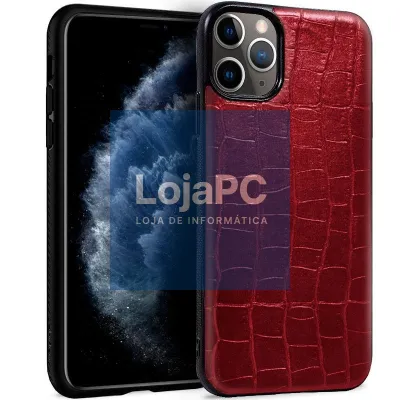 COOL Case for iPhone 11 Pro Leather Crocodile Red