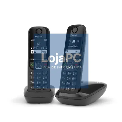 Gigaset AS690 sem fios DECT DUO Preto